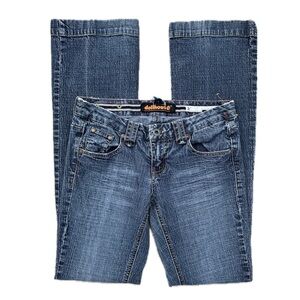 Vintage y2k Dollhouse grunge flared denim jeans